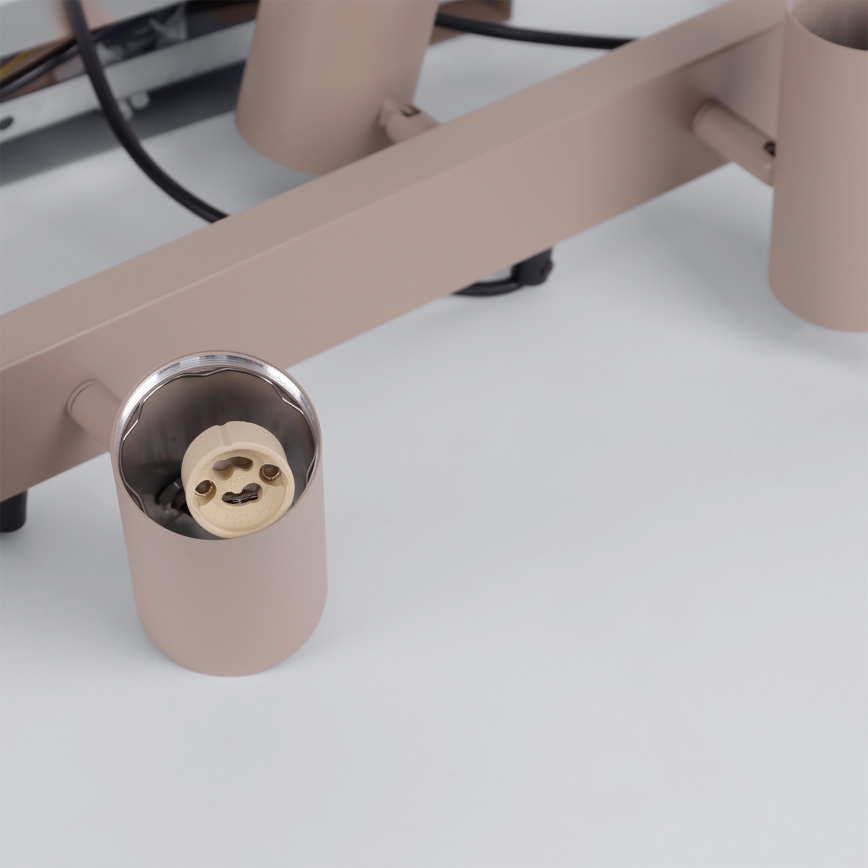 Brilagi - LED RGBW Stmívatelný lustr na lanku SELE 6xGU10/6,5W/230V 2700-6500K béžová + dálkové ovládání