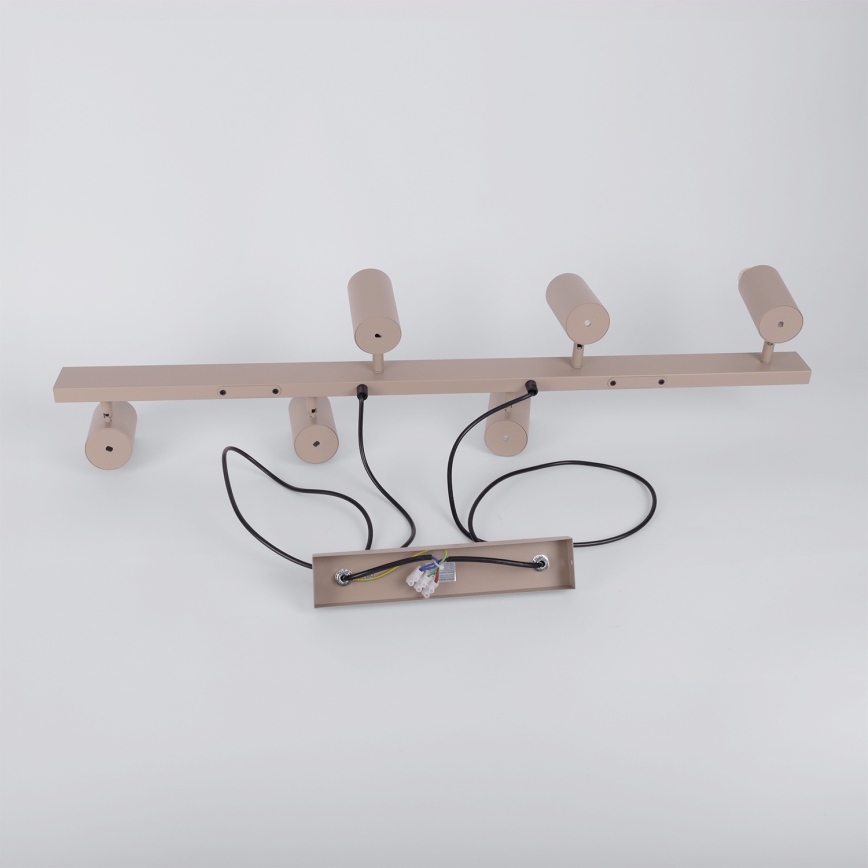 Brilagi - LED RGBW Stmívatelný lustr na lanku SELE 6xGU10/6,5W/230V 2700-6500K béžová + dálkové ovládání
