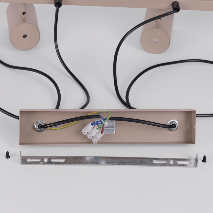Brilagi - LED RGBW Stmívatelný lustr na lanku SELE 6xGU10/6,5W/230V 2700-6500K béžová + dálkové ovládání
