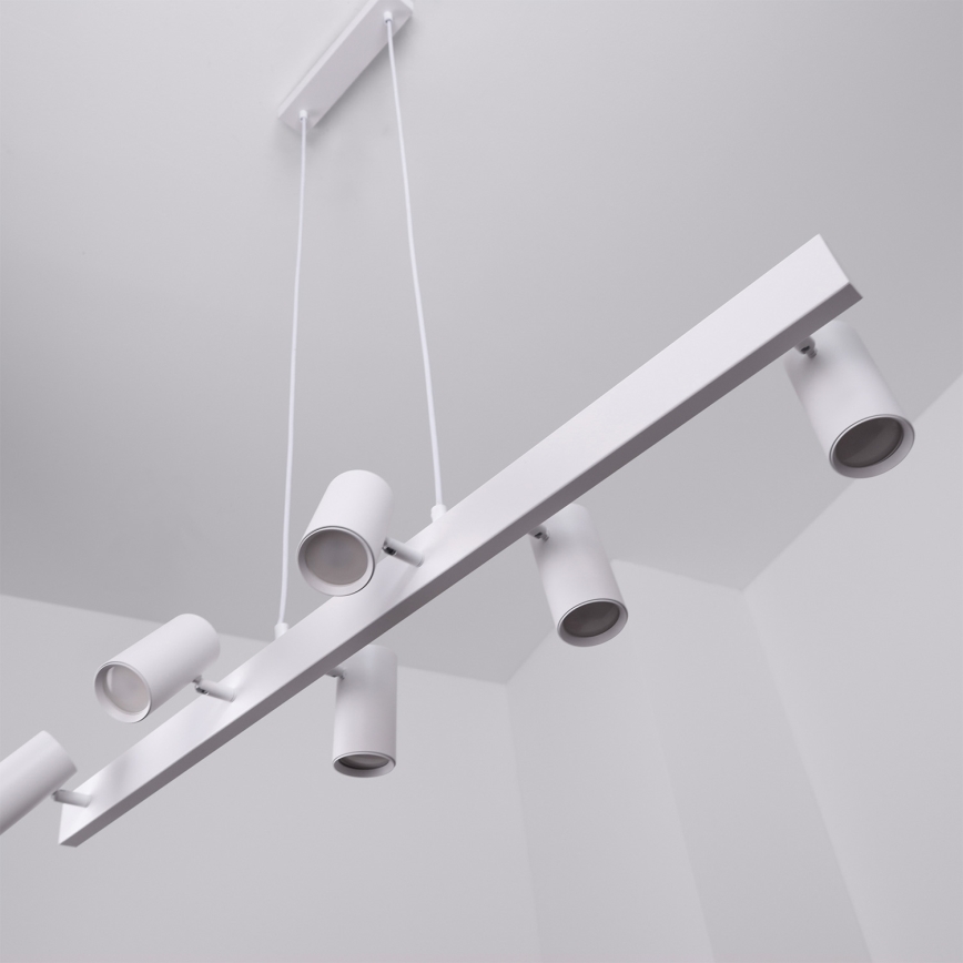 Brilagi - LED RGBW Stmívatelný lustr na lanku SELE 6xGU10/6,5W/230V 2700-6500K bílá + dálkové ovládání