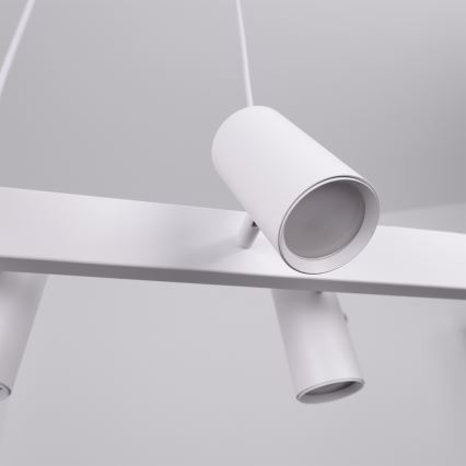 Brilagi - LED RGBW Stmívatelný lustr na lanku SELE 6xGU10/6,5W/230V 2700-6500K bílá + dálkové ovládání