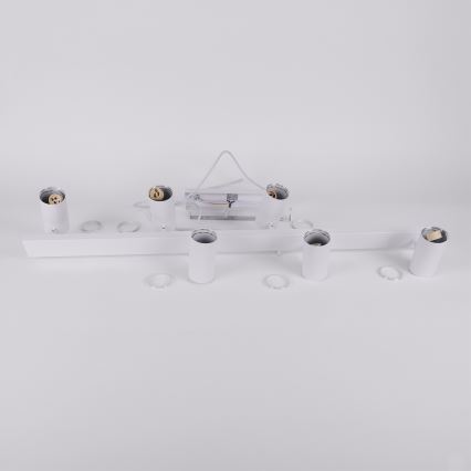 Brilagi - LED RGBW Stmívatelný lustr na lanku SELE 6xGU10/6,5W/230V 2700-6500K bílá + dálkové ovládání
