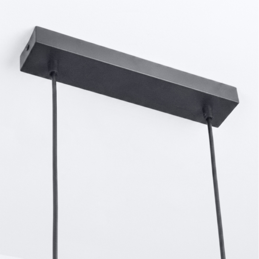Brilagi - LED RGBW Stmívatelný lustr na lanku SELE 6xGU10/6,5W/230V 2700-6500K černá + dálkové ovládání
