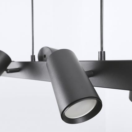 Brilagi - LED RGBW Stmívatelný lustr na lanku SELE 6xGU10/6,5W/230V 2700-6500K černá + dálkové ovládání