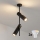 Brilagi - LED RGBW Stmívatelný lustr na tyči BRANCH 2xGU10/6,5W/230V 2700-6500K černá