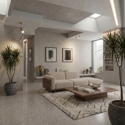 Brilagi - LED RGBW Stmívatelný lustr na tyči BRANCH 2xGU10/6,5W/230V 2700-6500K béžová