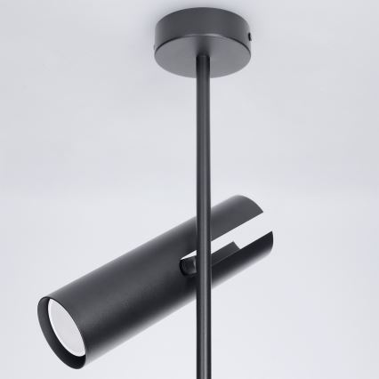 Brilagi - LED RGBW Stmívatelný lustr na tyči BRANCH 2xGU10/6,5W/230V 2700-6500K černá