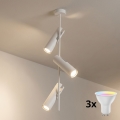 Brilagi - LED RGBW Stmívatelný lustr na tyči BRANCH 3xGU10/6,5W/230V 2700-6500K bílá