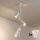 Brilagi - LED RGBW Stmívatelný lustr na tyči BRANCH 3xGU10/6,5W/230V 2700-6500K bílá