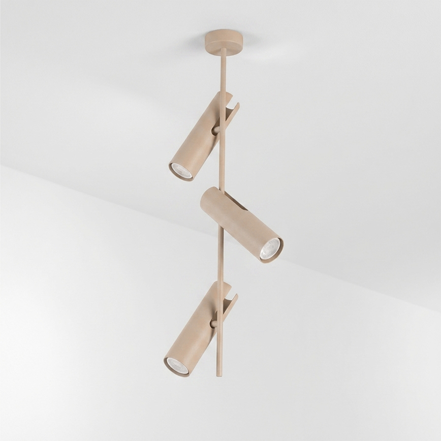Brilagi - LED RGBW Stmívatelný lustr na tyči BRANCH 3xGU10/6,5W/230V 2700-6500K béžová