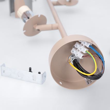 Brilagi - LED RGBW Stmívatelný lustr na tyči BRANCH 3xGU10/6,5W/230V 2700-6500K béžová