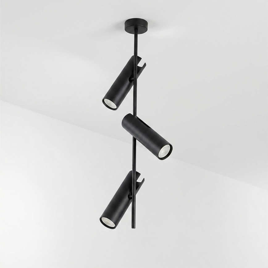 Brilagi - LED RGBW Stmívatelný lustr na tyči BRANCH 3xGU10/6,5W/230V 2700-6500K černá