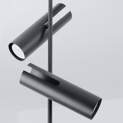 Brilagi - LED RGBW Stmívatelný lustr na tyči BRANCH 3xGU10/6,5W/230V 2700-6500K černá