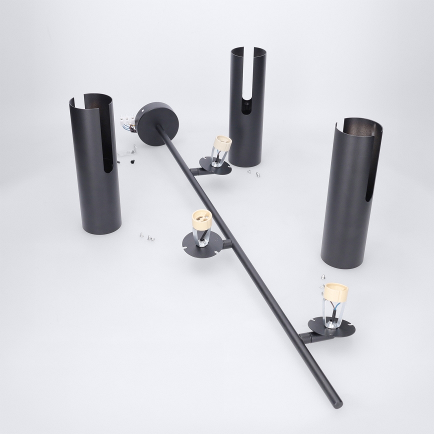 Brilagi - LED RGBW Stmívatelný lustr na tyči BRANCH 3xGU10/6,5W/230V 2700-6500K černá
