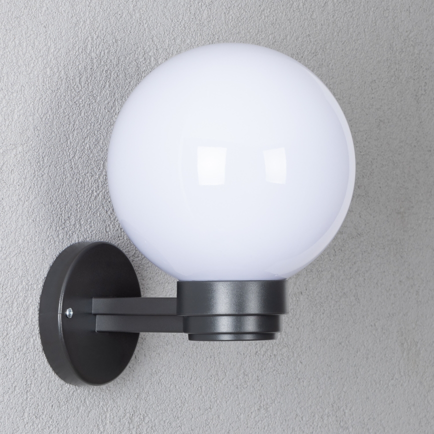 Brilagi - LED RGBW Stmívatelné venkovní nástěnné svítidlo HARBOR 1xE27/9W/230V 2700-6500K IP33 antracit/bílá