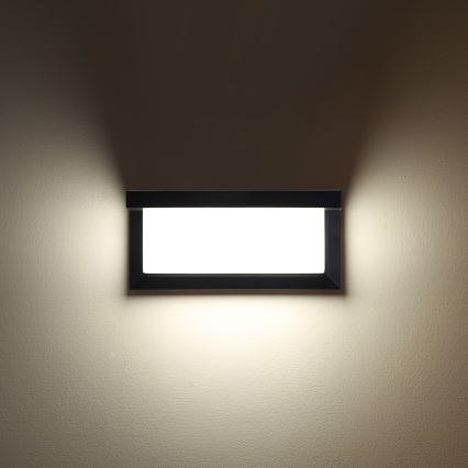 Brilagi - LED RGBW Stmívatelné venkovní nástěnné svítidlo BRICKY 1xE27/15W/230V 2700-6500K IP54 černá