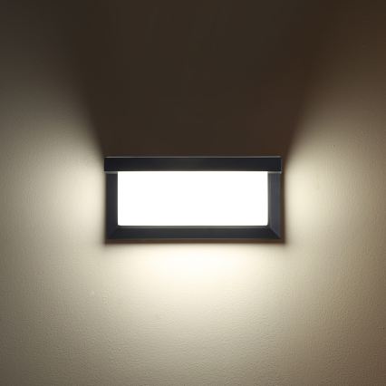 Brilagi - LED RGBW Stmívatelné venkovní nástěnné svítidlo BRICKY 1xE27/9W/230V 2700-6500K antracit IP54