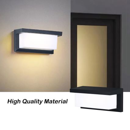 Brilagi - LED RGBW Stmívatelné venkovní nástěnné svítidlo BRICKY 1xE27/9W/230V 2700-6500K IP54 černá
