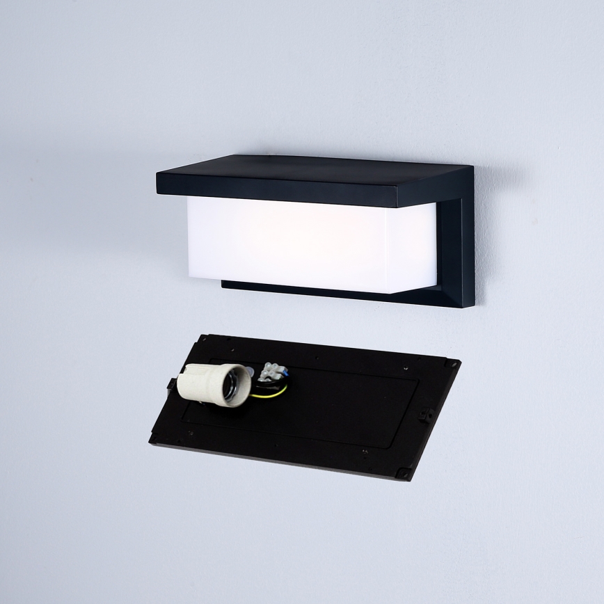 Brilagi - LED RGBW Stmívatelné venkovní nástěnné svítidlo BRICKY 1xE27/9W/230V 2700-6500K IP54 černá