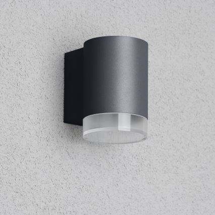 Brilagi - LED RGBW Stmívatelné venkovní nástěnné svítidlo MATERA 1xGU10/4,8W/230V 3000K IP54 antracit + dálkové ovládání