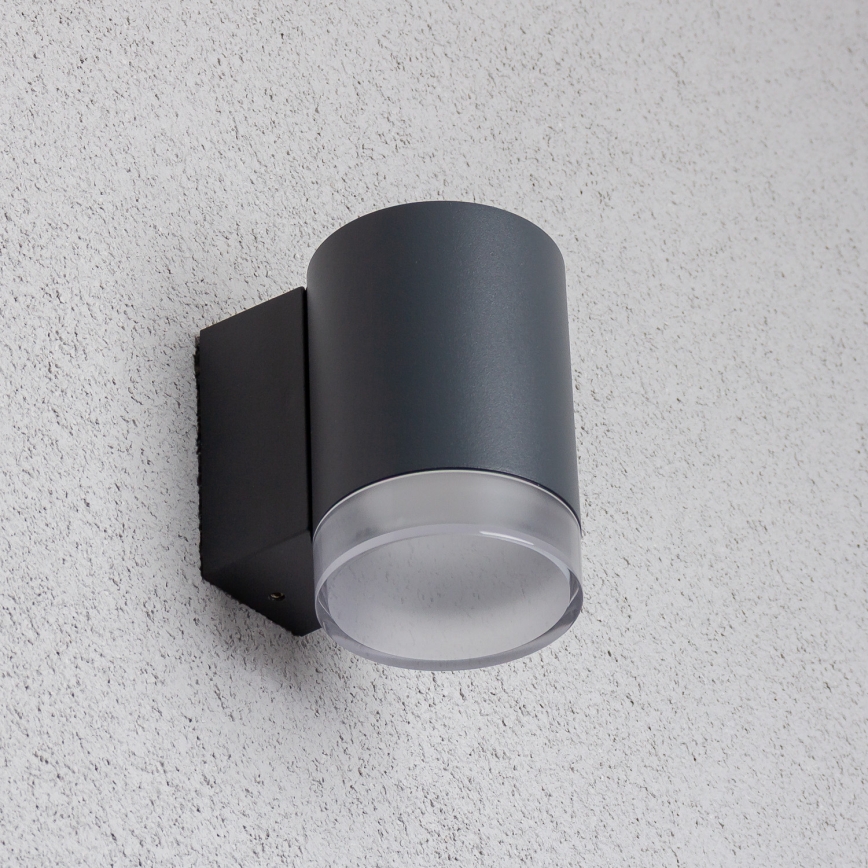 Brilagi - LED RGBW Stmívatelné venkovní nástěnné svítidlo MATERA 1xGU10/4,8W/230V 3000K IP54 antracit + dálkové ovládání