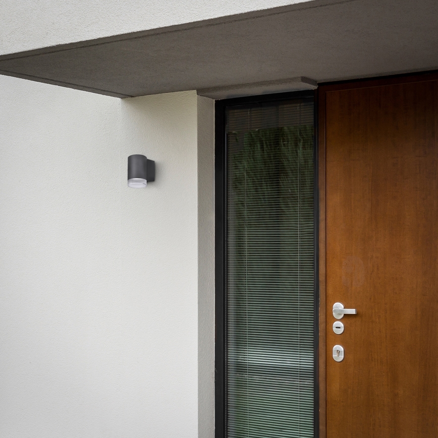 Brilagi - LED RGBW Stmívatelné venkovní nástěnné svítidlo MATERA 1xGU10/6W/230V 3000K IP54 antracit + dálkové ovládání