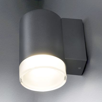 Brilagi - LED RGBW Stmívatelné venkovní nástěnné svítidlo MATERA 1xGU10/6W/230V 3000K IP54 antracit + dálkové ovládání