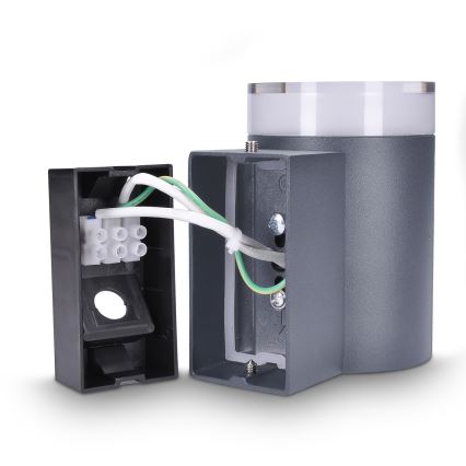 Brilagi - LED RGBW Stmívatelné venkovní nástěnné svítidlo MATERA 1xGU10/6W/230V 3000K IP54 antracit + dálkové ovládání