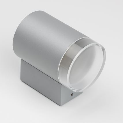 Brilagi - LED RGBW Stmívatelné venkovní nástěnné svítidlo MATERA 1xGU10/6W/230V 3000K IP54 šedá