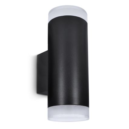 Brilagi - LED RGBW Stmívatelné venkovní nástěnné svítidlo MATERA 2xGU10/4,8W/230V 3000K IP54 černá + dálkové ovládání