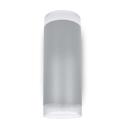 Brilagi - LED RGBW Stmívatelné venkovní nástěnné svítidlo MATERA 2xGU10/4,8W/230V 3000K IP54 šedá + dálkové ovládání