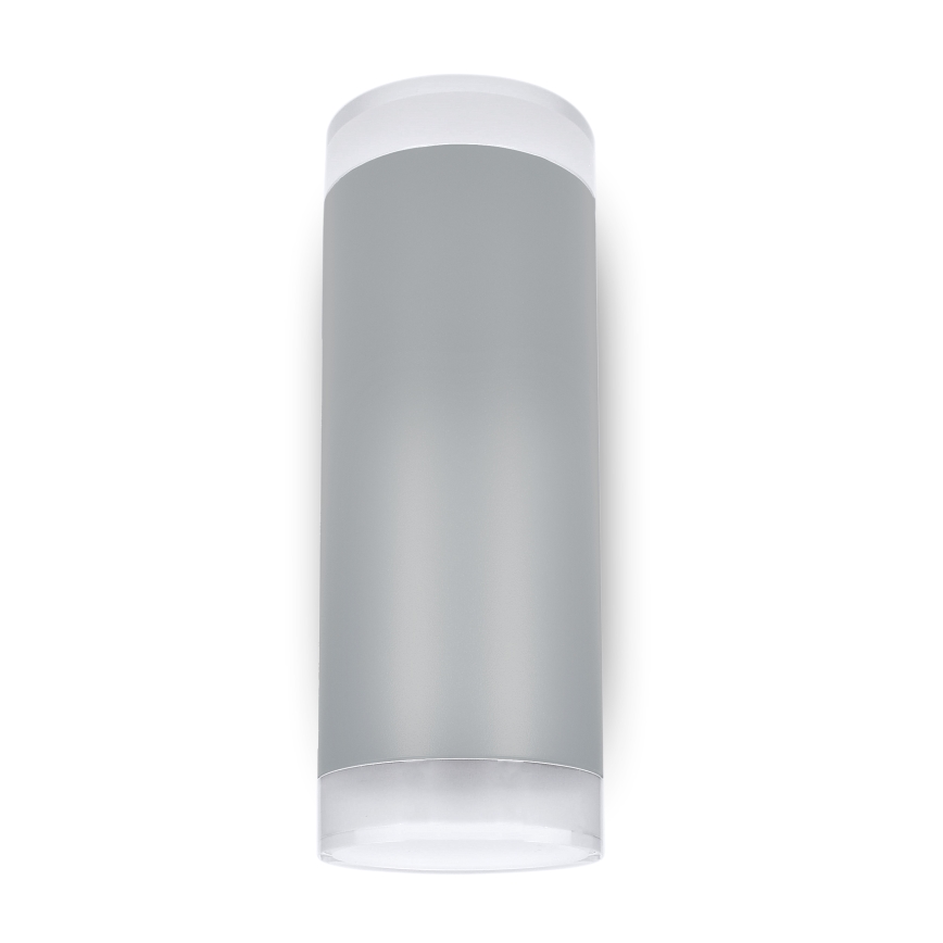 Brilagi - LED RGBW Stmívatelné venkovní nástěnné svítidlo MATERA 2xGU10/4,8W/230V 3000K IP54 šedá + dálkové ovládání
