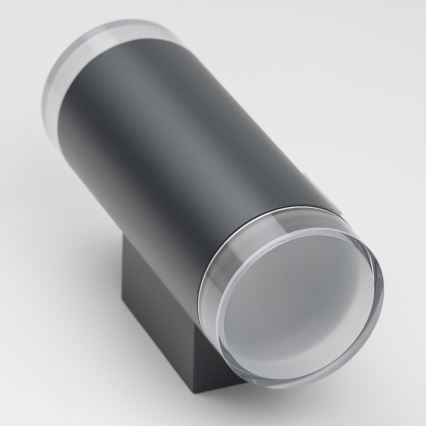 Brilagi - LED RGBW Stmívatelné venkovní nástěnné svítidlo MATERA 2xGU10/6W/230V 3000K IP54 antracit + dálkové ovládání