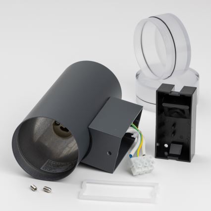 Brilagi - LED RGBW Stmívatelné venkovní nástěnné svítidlo MATERA 2xGU10/6W/230V 3000K IP54 antracit + dálkové ovládání