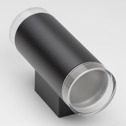 Brilagi - LED RGBW Stmívatelné venkovní nástěnné svítidlo MATERA 2xGU10/6W/230V 3000K IP54 černá + dálkové ovládání