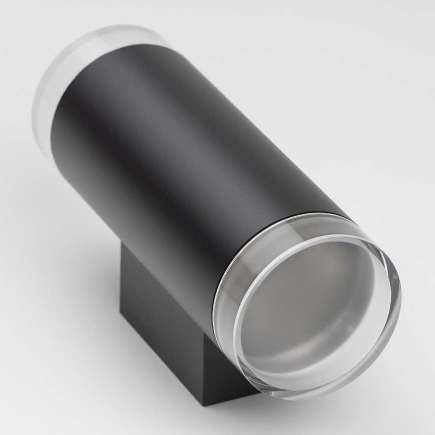 Brilagi - LED RGBW Stmívatelné venkovní nástěnné svítidlo MATERA 2xGU10/6W/230V 3000K IP54 černá + dálkové ovládání