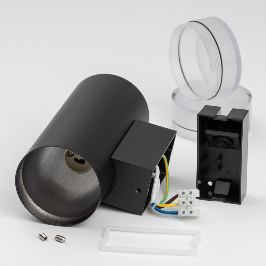 Brilagi - LED RGBW Stmívatelné venkovní nástěnné svítidlo MATERA 2xGU10/6W/230V 3000K IP54 černá + dálkové ovládání