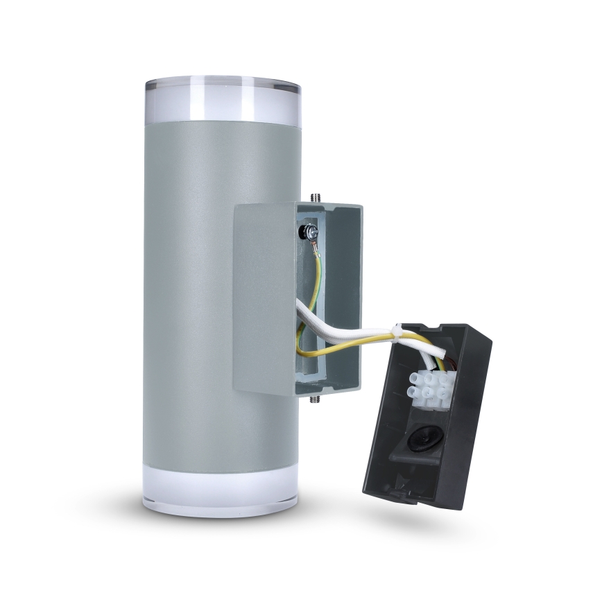 Brilagi - LED RGBW Stmívatelné venkovní nástěnné svítidlo MATERA 2xGU10/6W/230V 3000K IP54 šedá