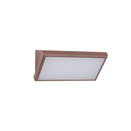 Brilagi - LED RGBW Stmívatelné venkovní nástěnné svítidlo TRIANGLE 1xE27/9W/230V 2700-6500K IP65 hnědá