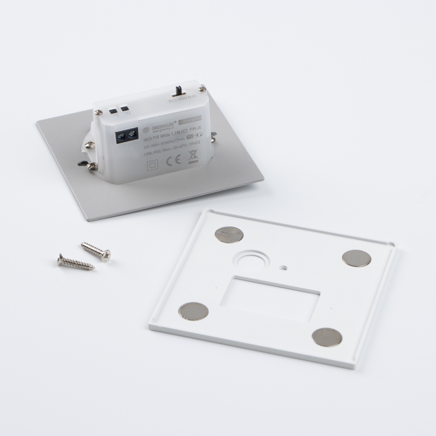 Brilagi - LED Schodišťové svítidlo se senzorem pohybu a soumraku JACK LED/1,5W/230V 3000/4000/6500K bílá