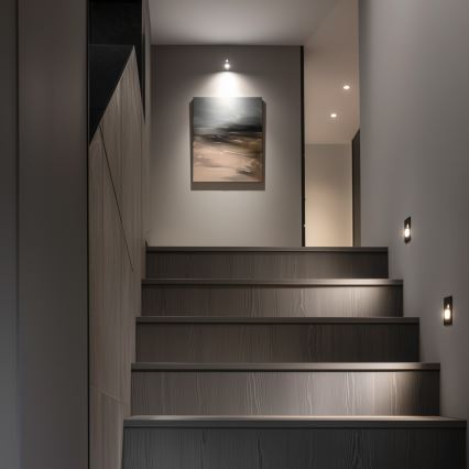 Brilagi - LED Schodišťové svítidlo s pohybovým senzorem JACK LED/1,5W/230V 3000K/4000K/6500K černá