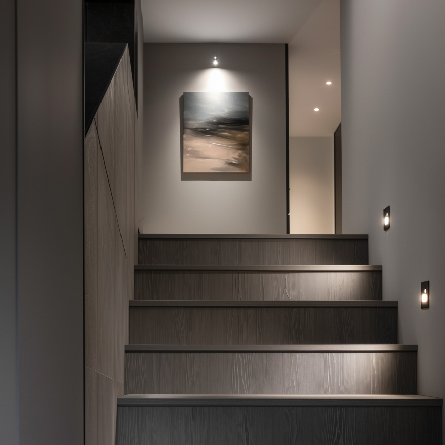 Brilagi - LED Schodišťové svítidlo s pohybovým senzorem JACK LED/1,5W/230V 3000K/4000K/6500K černá