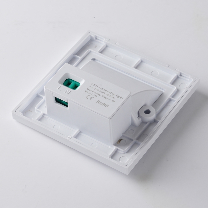 Brilagi - LED Schodišťové svítidlo se senzorem STEP LIGHT LED/1,5W/230V IP44 bílá