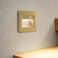 Brilagi - LED Schodišťové svítidlo se senzorem STEP LIGHT LED/1,5W/230V IP44 zlatá