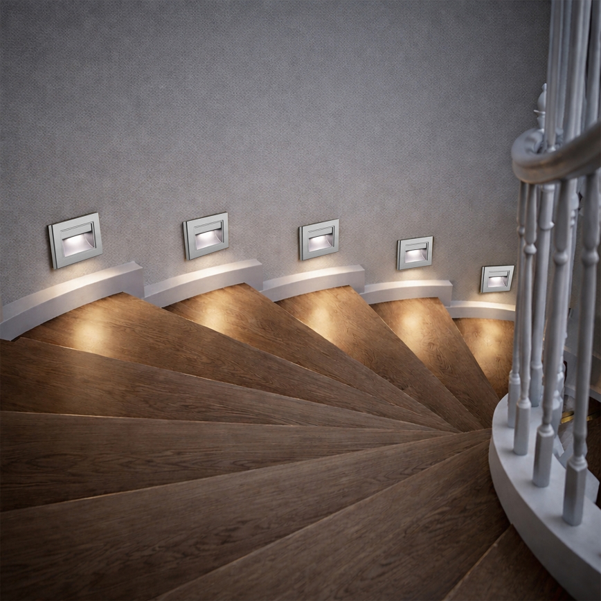 Brilagi - LED Schodišťové svítidlo STEP LIGHT LED/1,5W/230V IP44 antracit