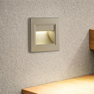 Brilagi - LED Schodišťové svítidlo STEP LIGHT LED/1,5W/230V IP44 zlatá