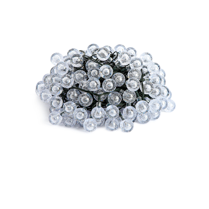 Brilagi - LED Solární dekorační řetěz BUBBLE 100xLED/8 funkcí 10m IP65 teplá bílá 600 mAh