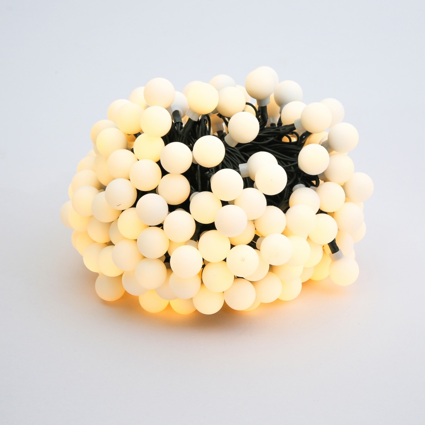 Brilagi - LED Solární dekorační řetěz BUBBLE 200xLED/8 funkcí 20m IP65 teplá bílá