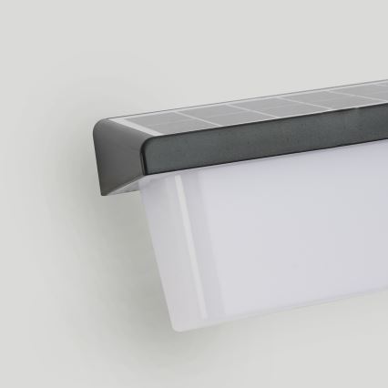 Brilagi - LED Solární nástěnné svítidlo se senzorem SUN RAY LED/6W/3,7V 2200 mAh IP44