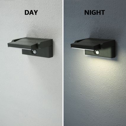 Brilagi - LED Solární nástěnné svítidlo se senzorem ANKLE LED/3,5W/3,7V 2200 mAh IP54